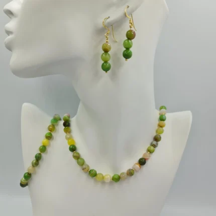 Set Bijuterii dama Agate Vernil Evelyn
