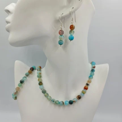 Set Bijuterii dama Agate Bleo Evelyn